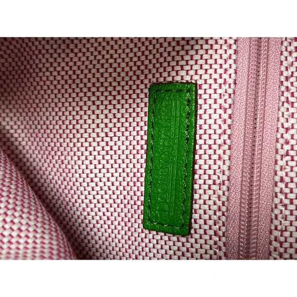 DOONEY AND BOURKE GREEN APPLE NORTH SOUTH ZIPPER SAC ORG. - Picture 11 of 12